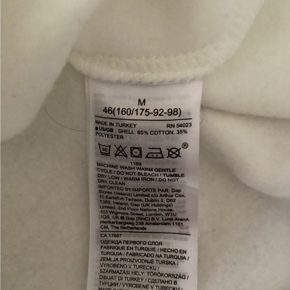 NWT BANANA REPUBLIC FLEECE - DOLMAN DROP SHOULDER W RIB NECK DETAIL MID WEIGHT - Picture 10 of 16